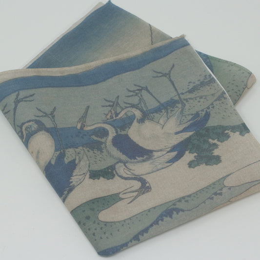 Cotton Hankie Mount Fuji