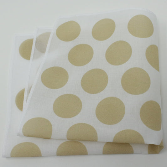 Polka Dot Cotton Pocket Square Hankie Handkerchief