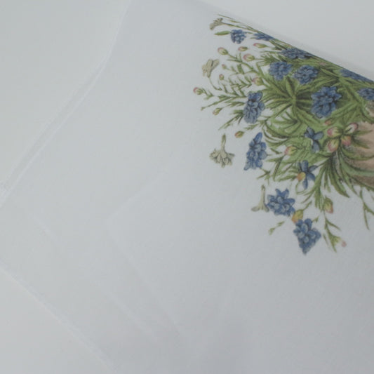 Flower Pot Cotton Handkerchief