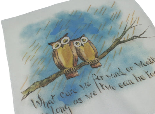 Love Owls Cotton Handkerchief