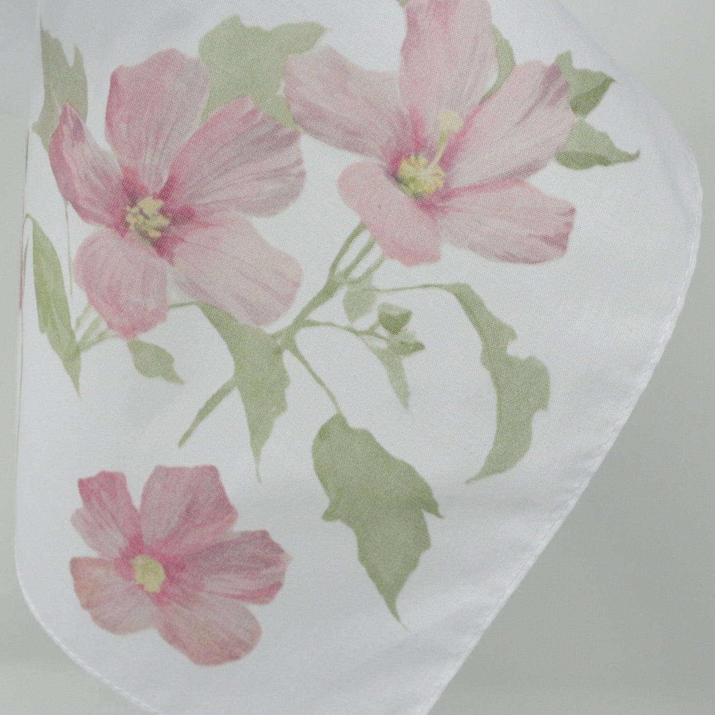 Mallow Flowers Cotton Handkerchief
