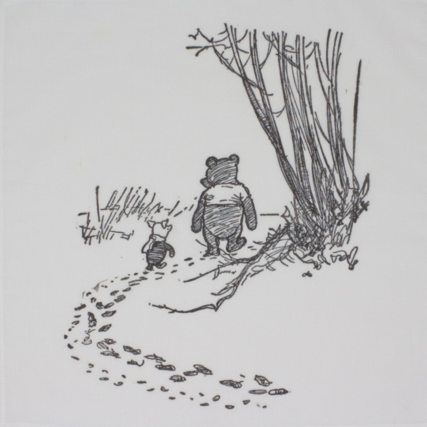Winnie The Pooh Cotton Handkerchief