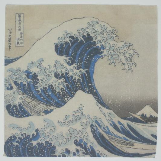 Great Wave Cotton Handkerchief