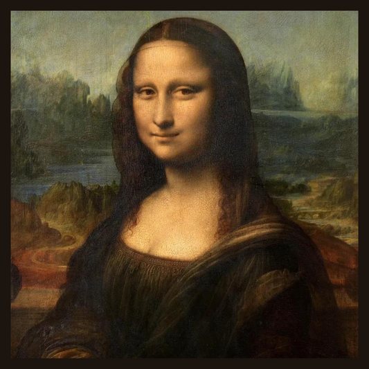 Mona Lisa Cotton Handkerchief