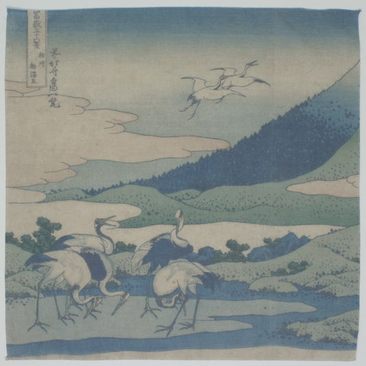 Cotton Handkerchiefs Mount Fuji