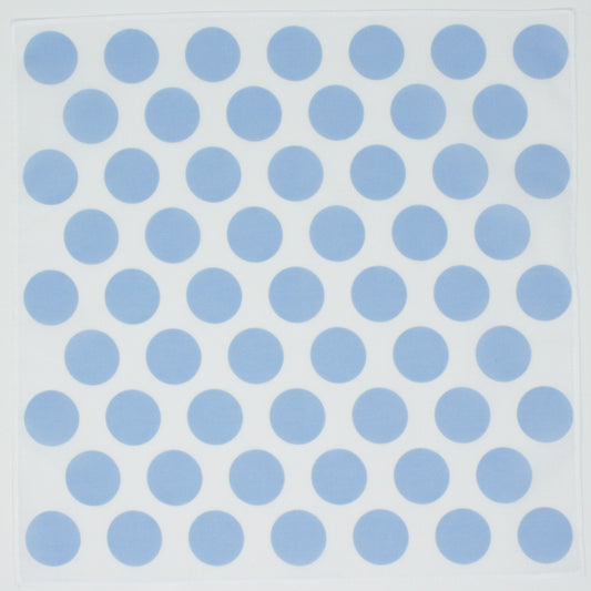 Cotton Handkerchief Spots Dots Blue