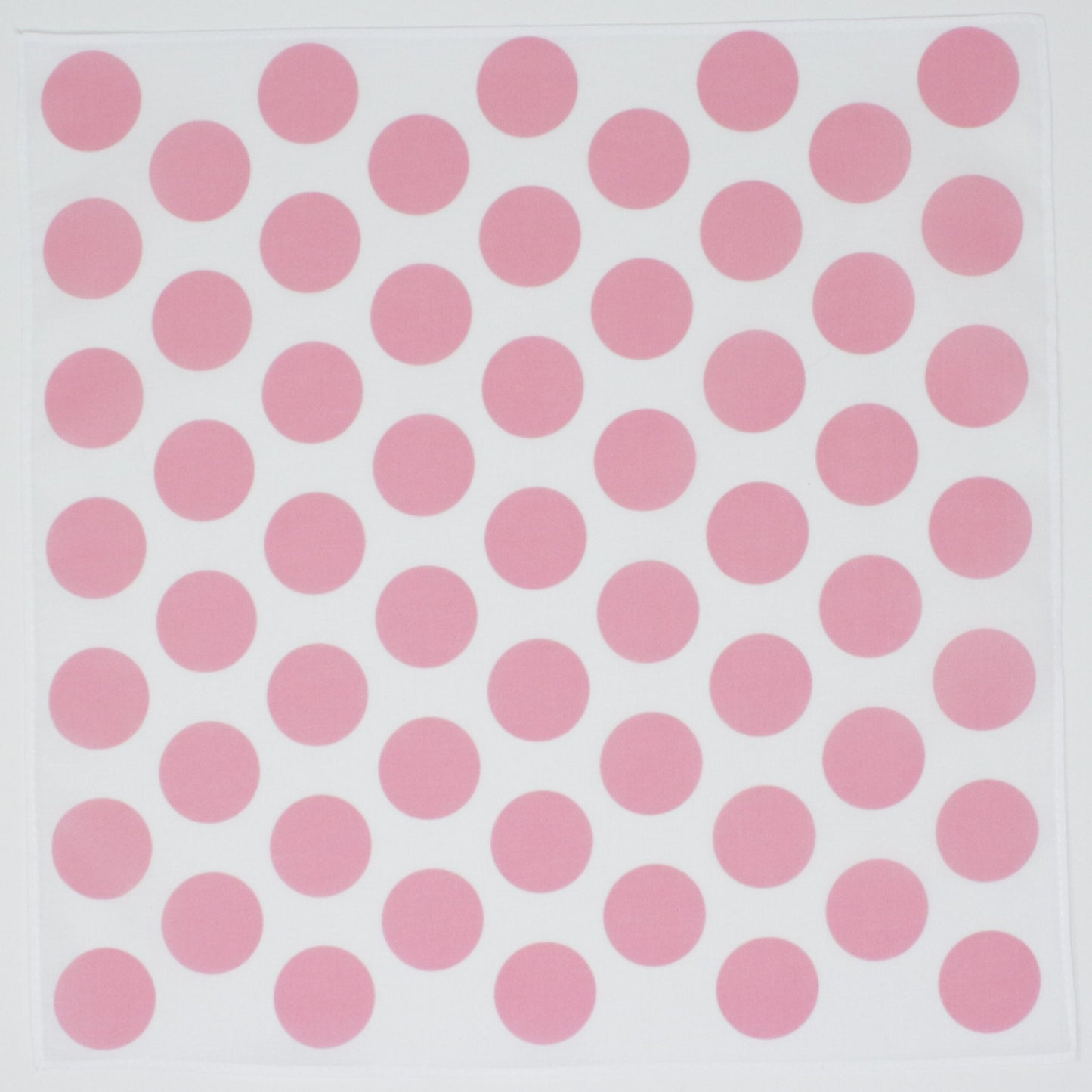Pink Polka Dot Cotton Handkerchief