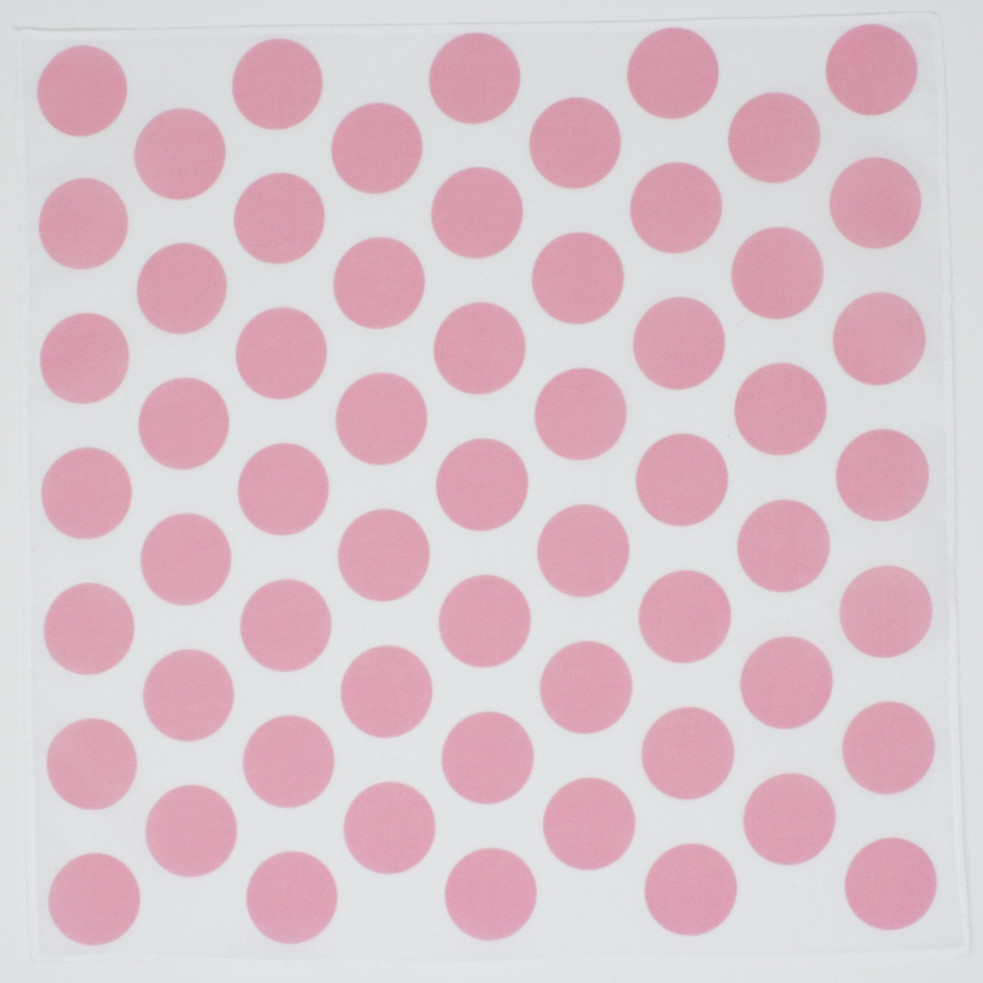 Pink Polka Dot Cotton Handkerchief