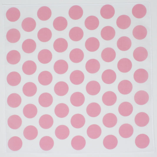 Pink Polka Dot Cotton Handkerchief