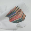 Books Cotton Hankie Handkerchief Pocket Squre