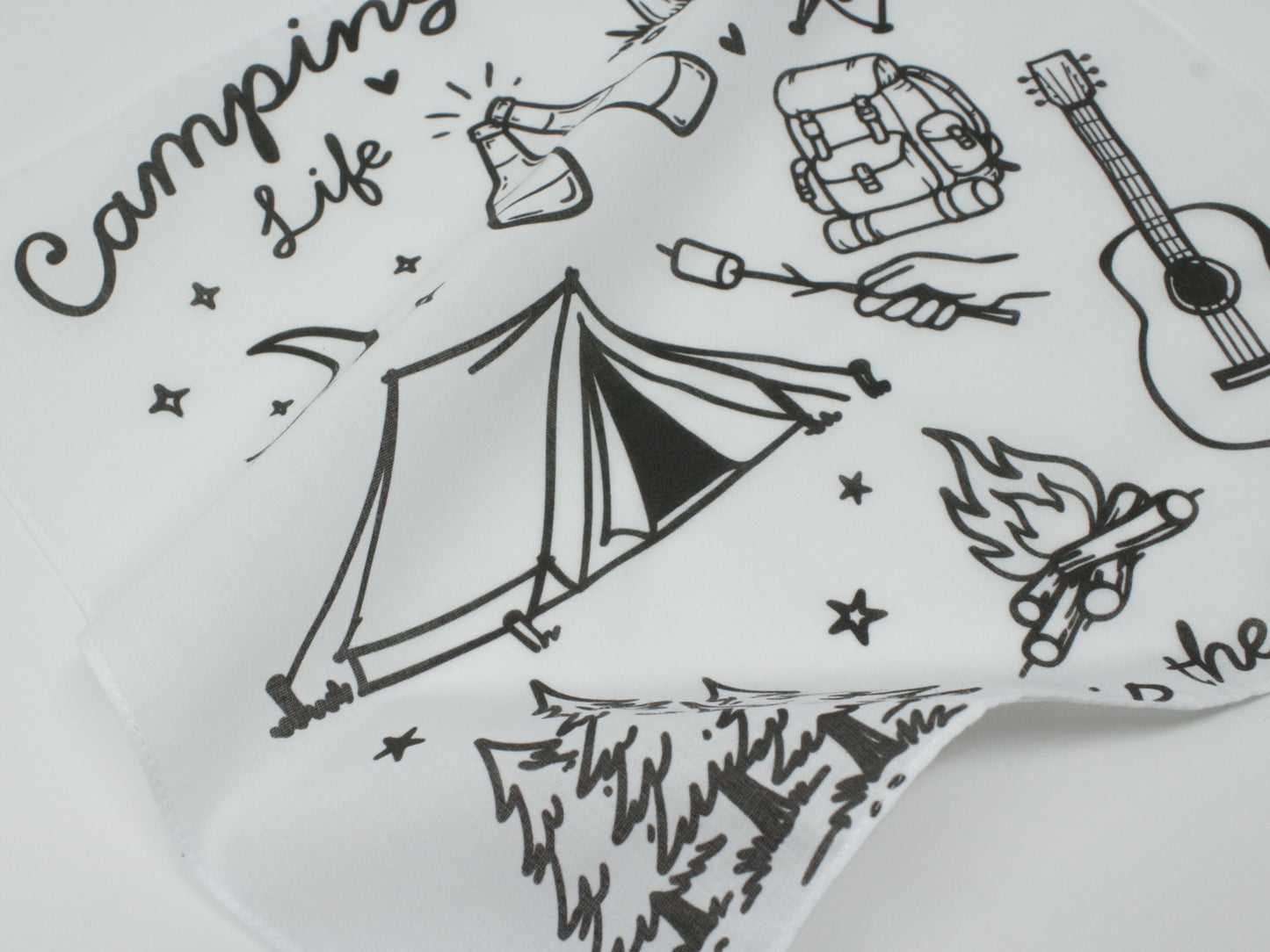 Camping Hankie Pocket Square