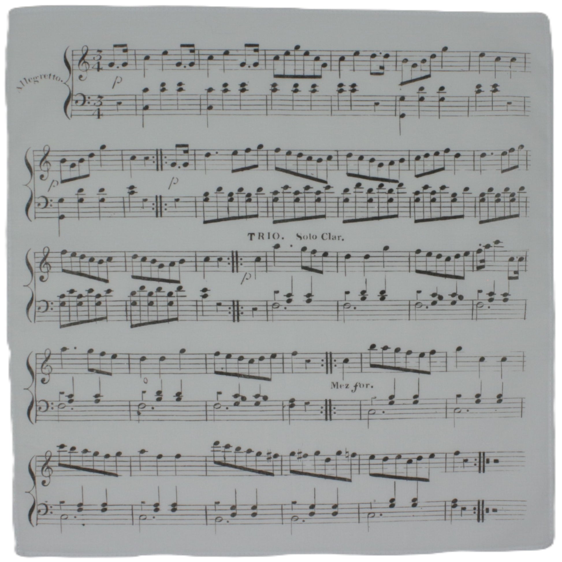 Cotton Handkerchief Musical Notes