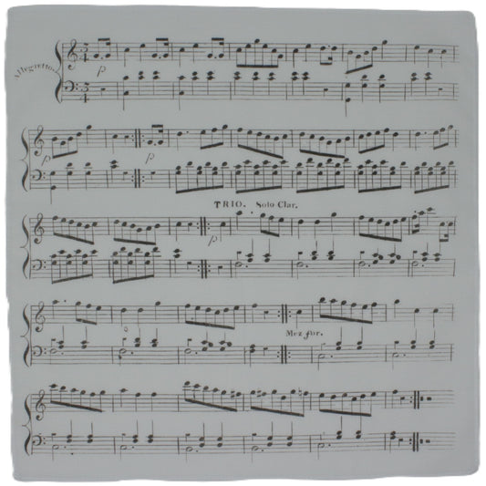 Cotton Handkerchief Musical Notes