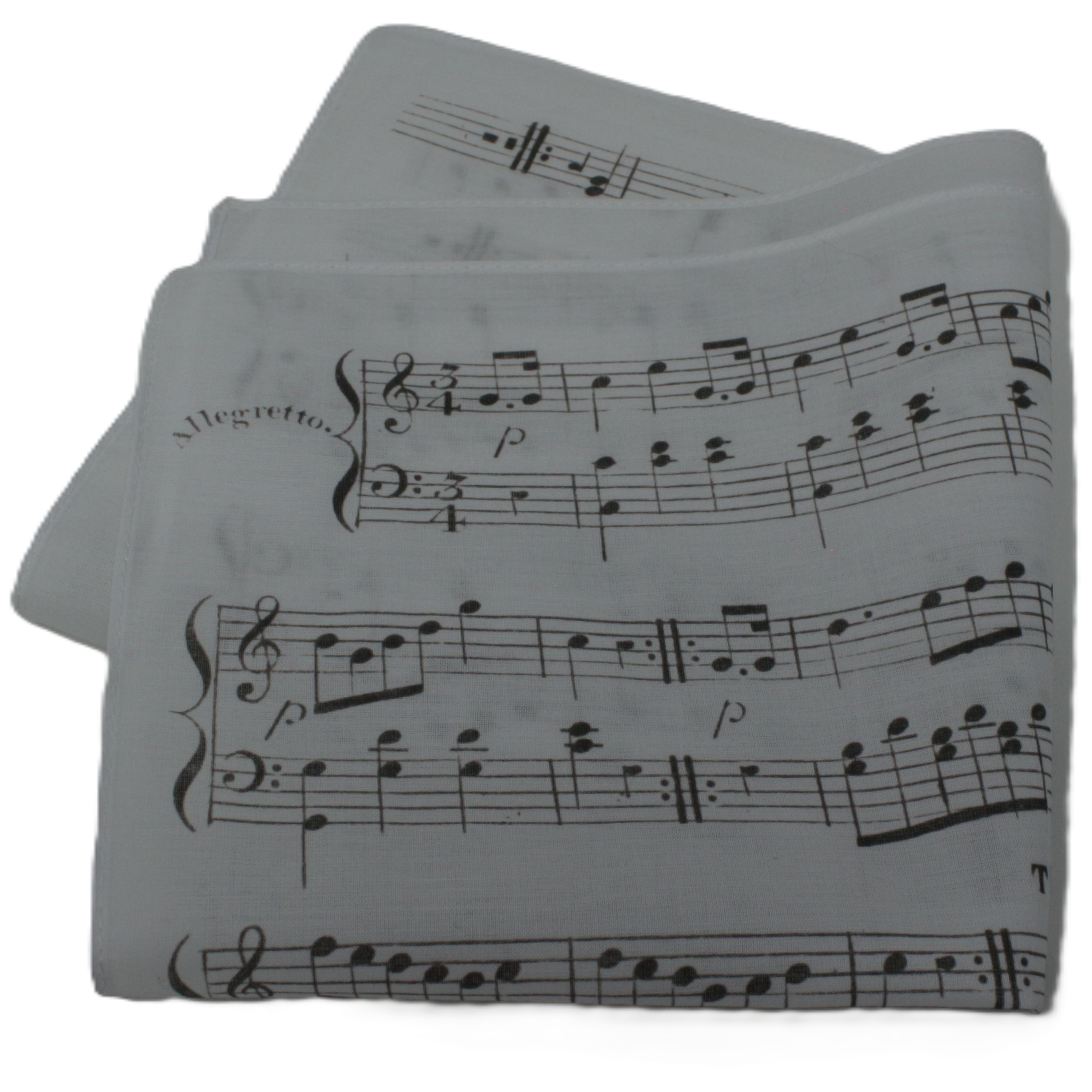 Musical Notes Cotton Hankies