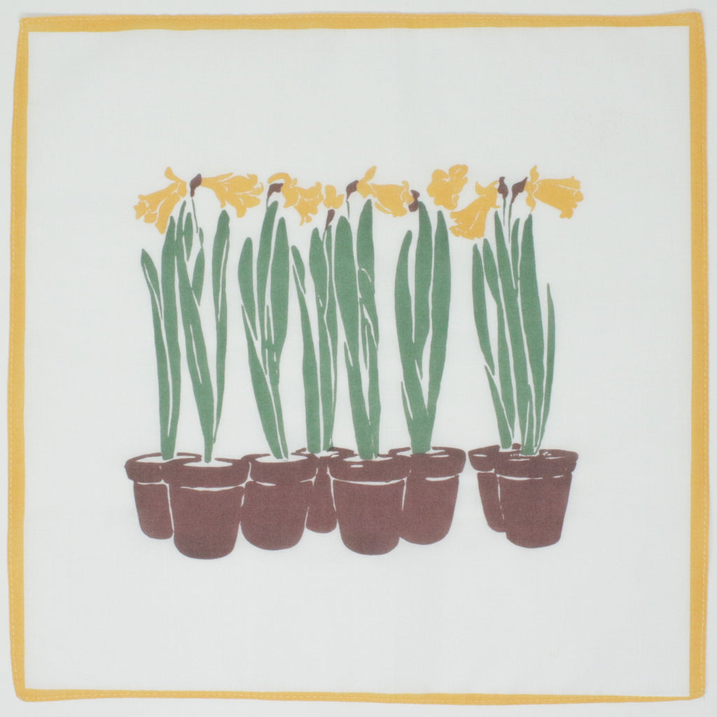 Daffodils Flowers Cotton Fabrics