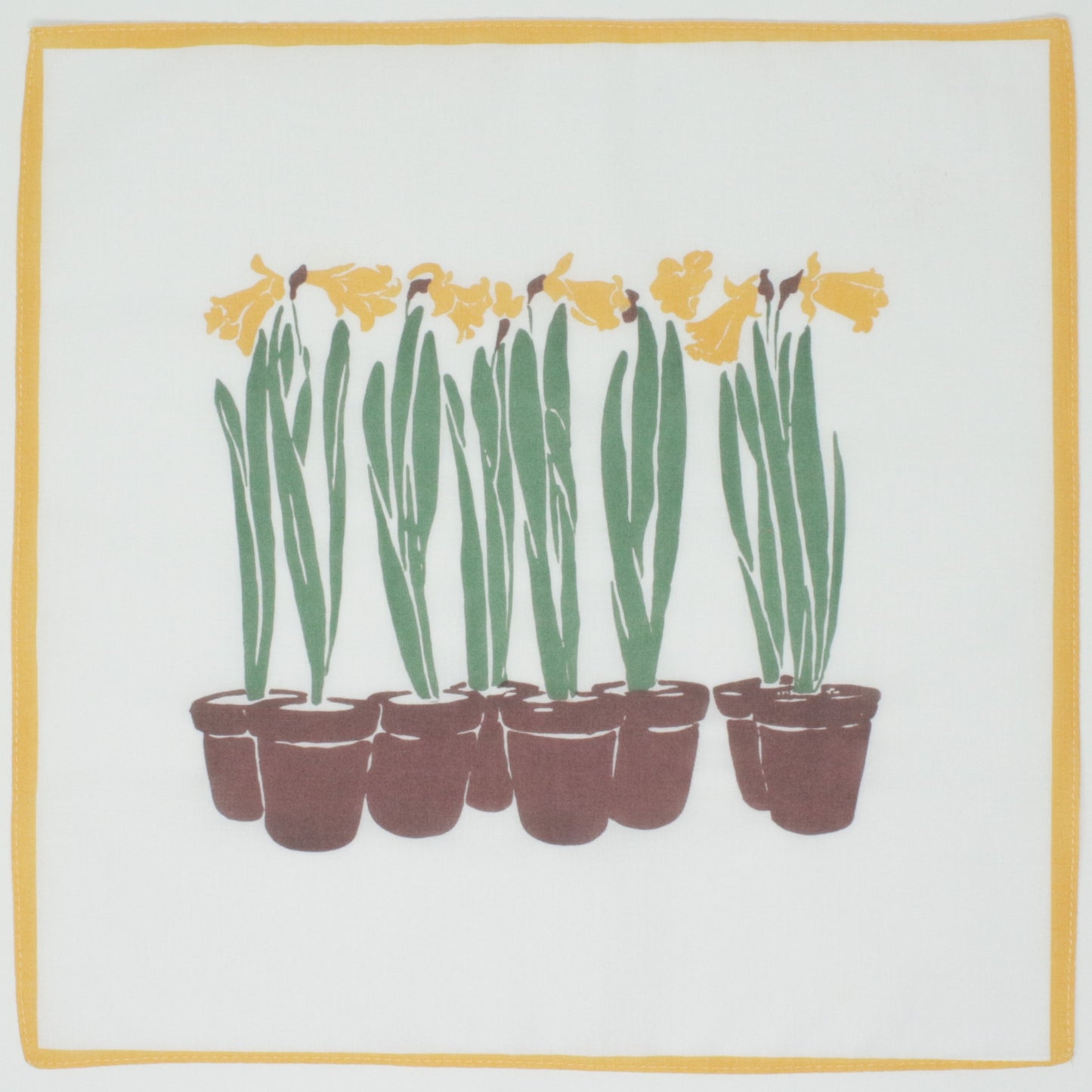 Daffodils Flowers Cotton Fabrics