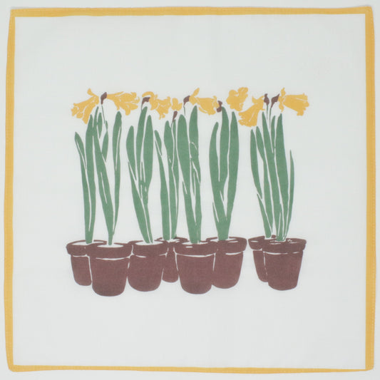 Daffodils Flowers Cotton Fabrics