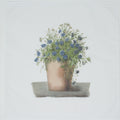 Flower Pot Cotton Handkerchief