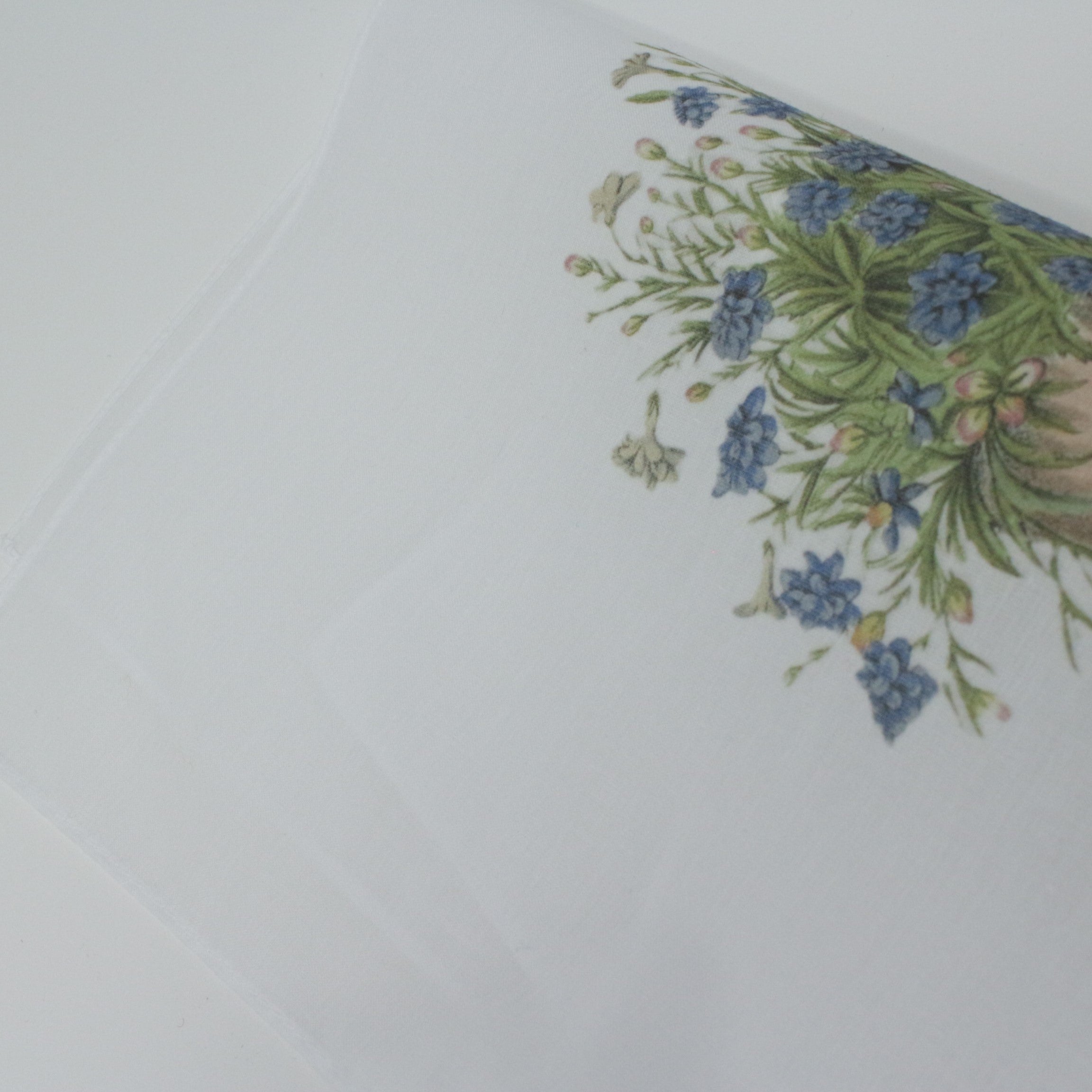 Flower Pot Cotton Handkerchief