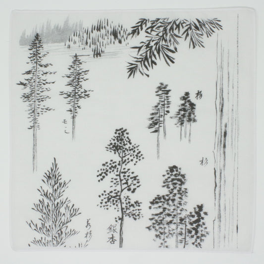 Japanese Woods Handkerchief