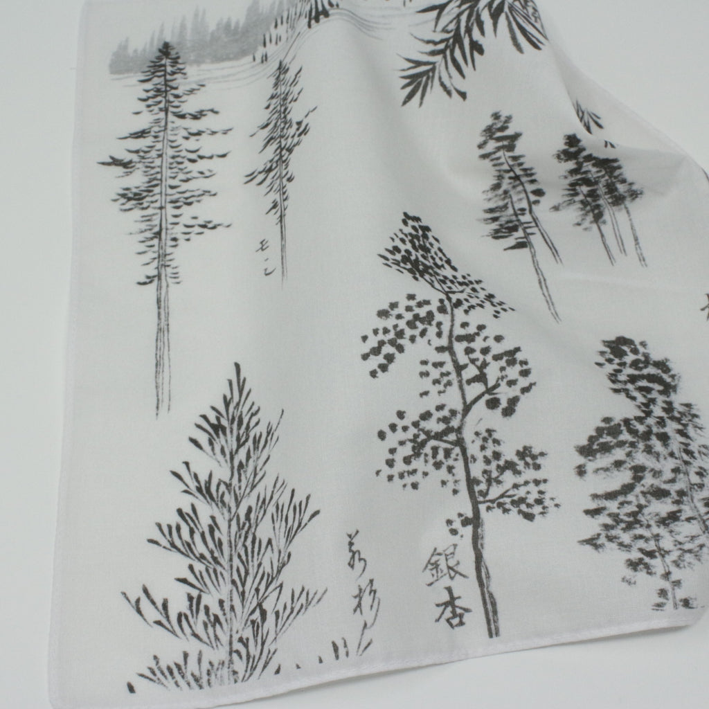 Japanese Woods Handkerchief