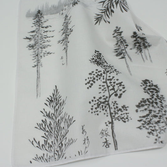 Japanese Woods Handkerchief