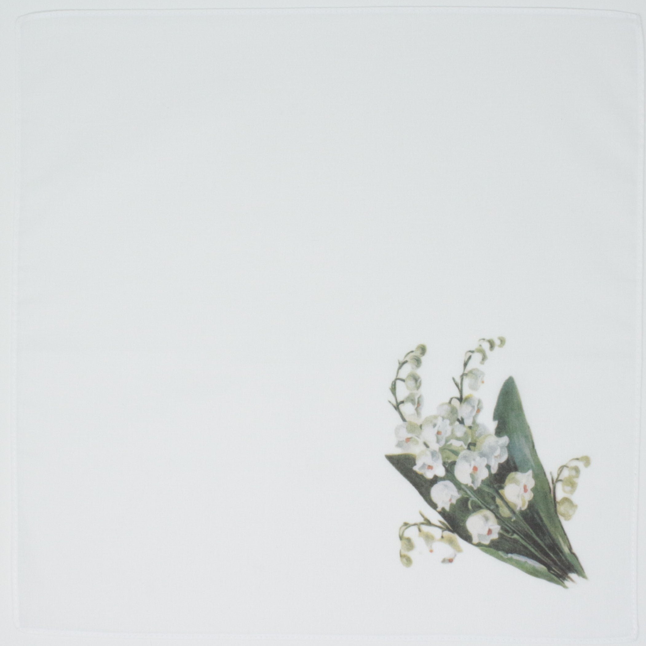 Pure Cotton Hankie Lily of the Valley