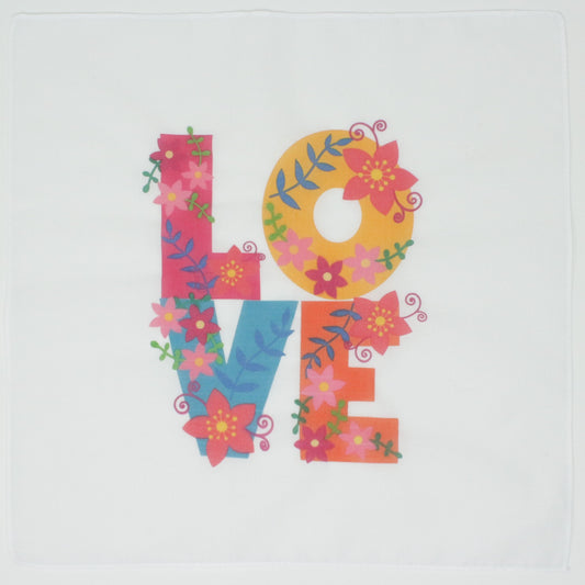Love Cotton Handkerchief