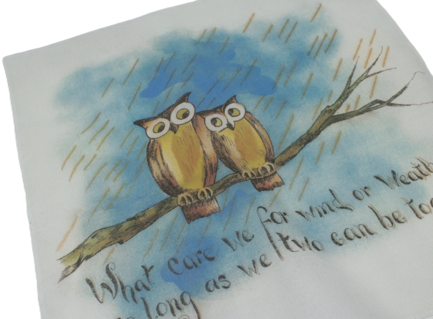 Love Owls Cotton Handkerchief