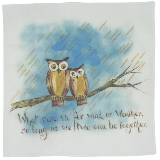 Love Owls Cotton Handkerchief