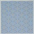 Cotton Hankie Japanese Waves