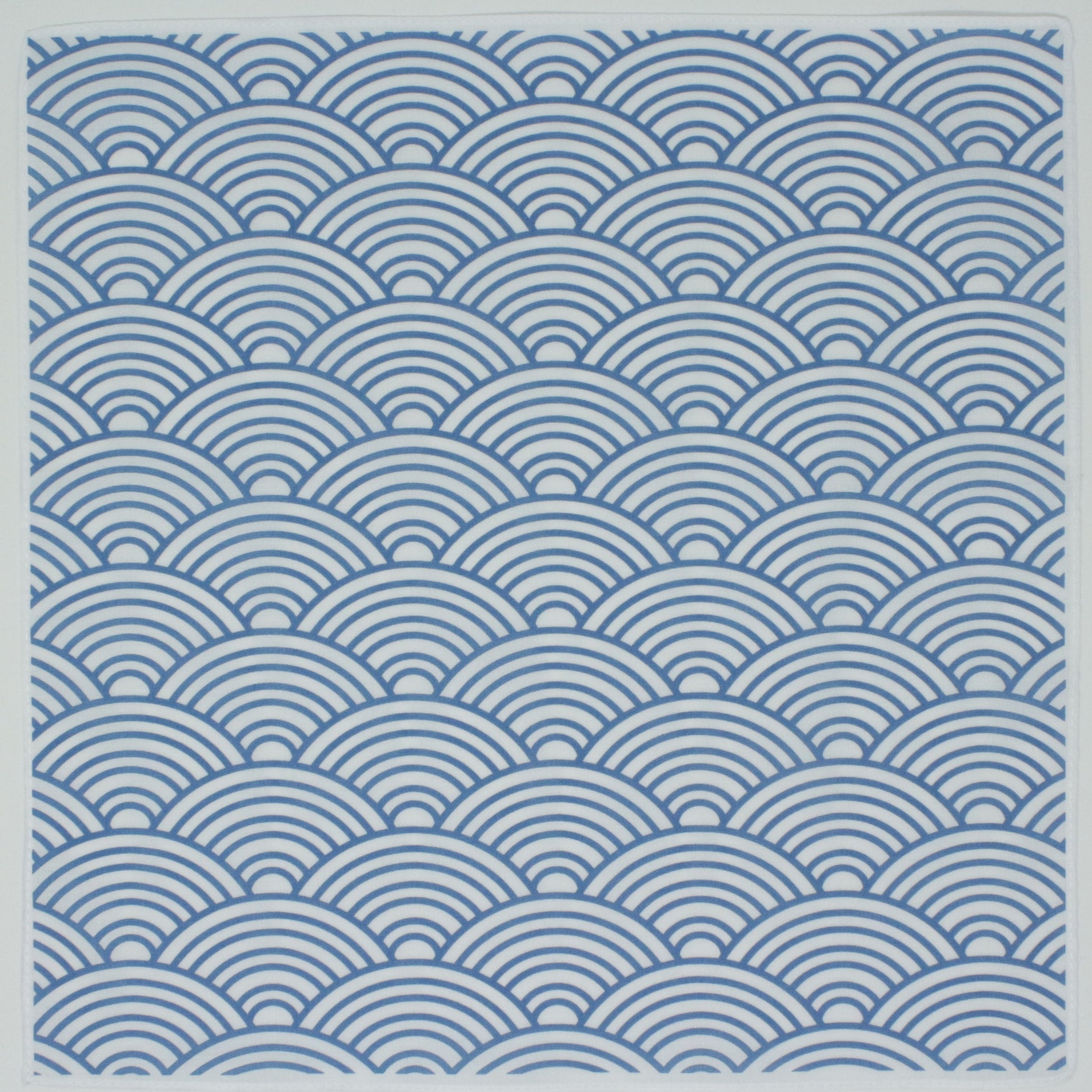 Cotton Hankie Japanese Waves