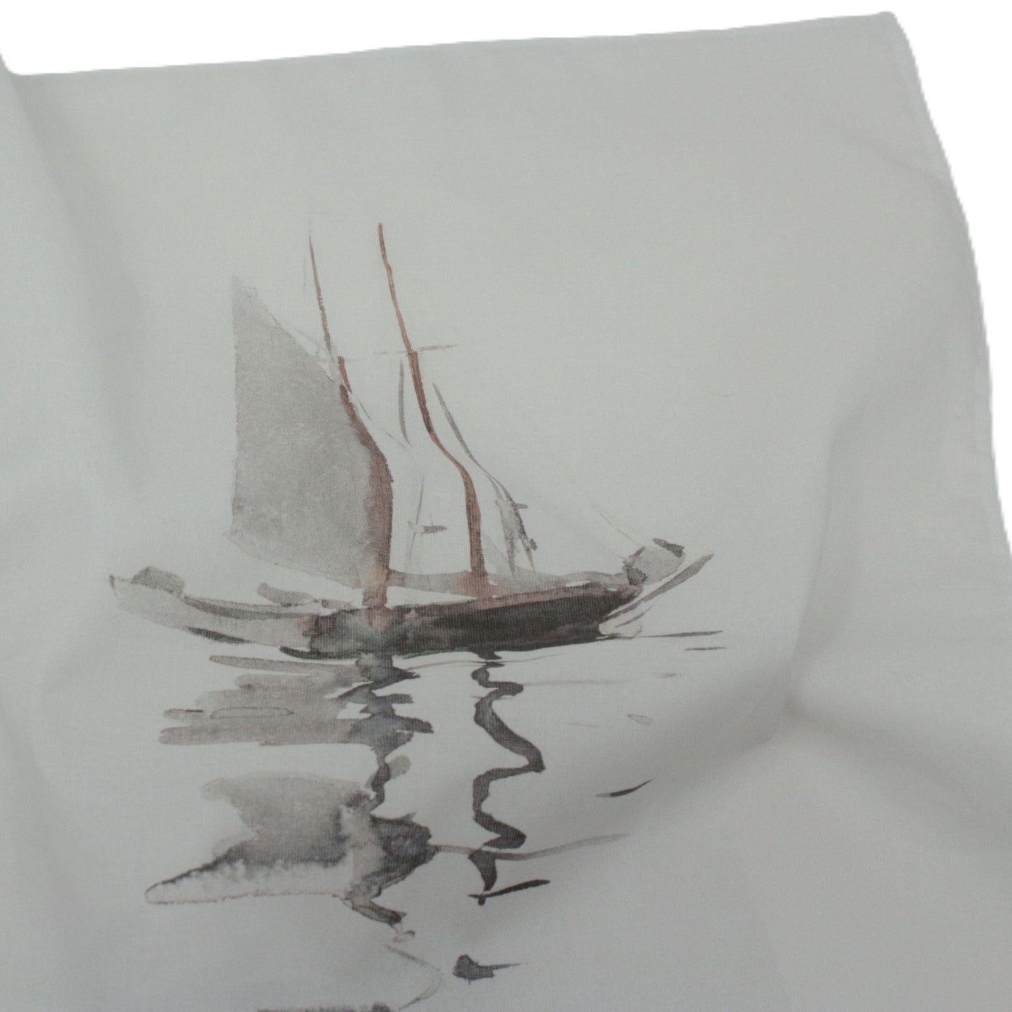 Sailing Boat Cotton Hankie