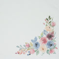 watercolours flowers cotton handkerchief pocket square ladies